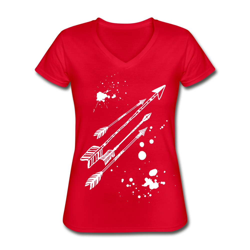 Woman's Arrow Shirt - red